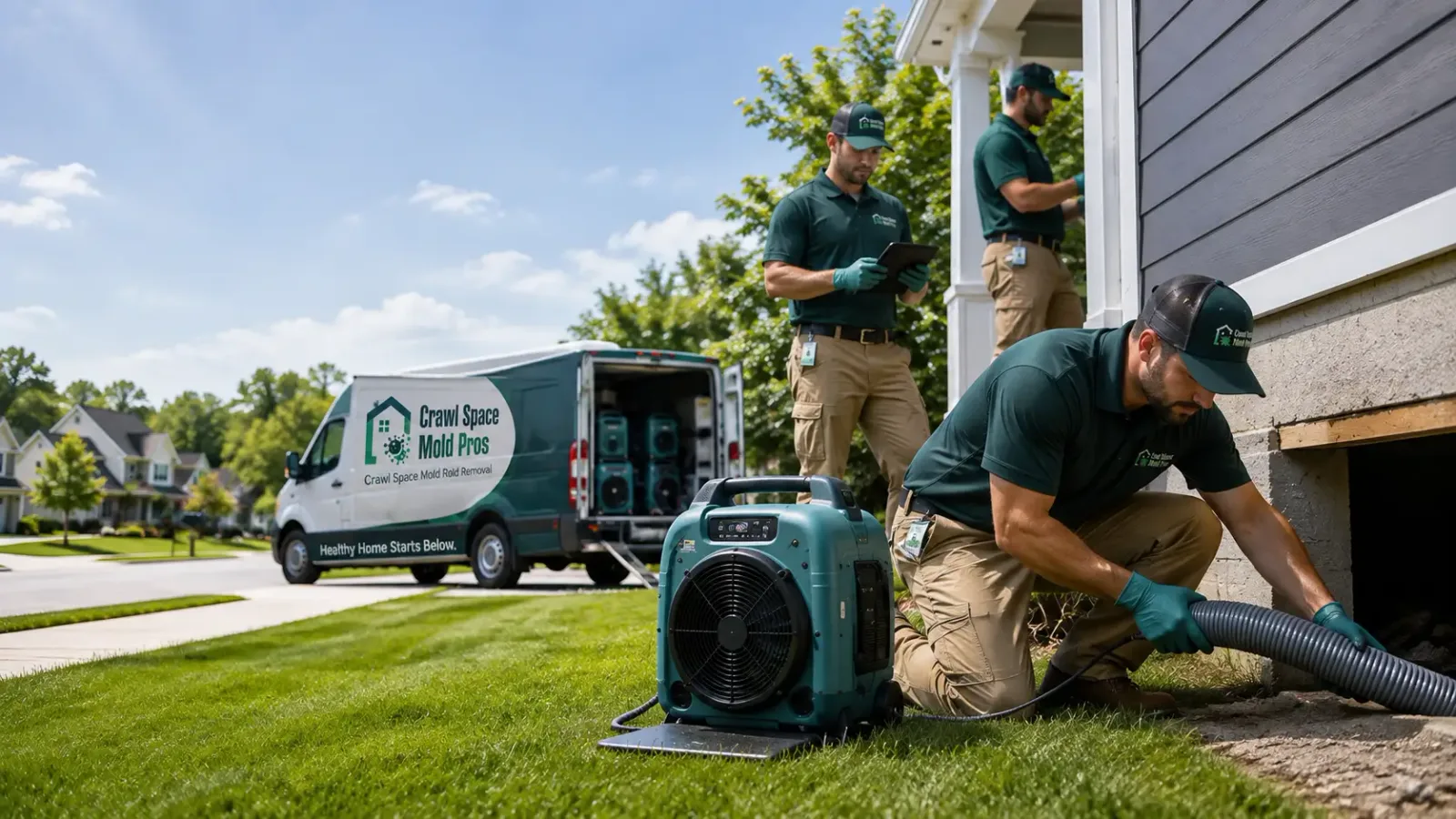 Crawl Space Mold Removal in South Elgin, IL